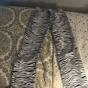 Zebra pants